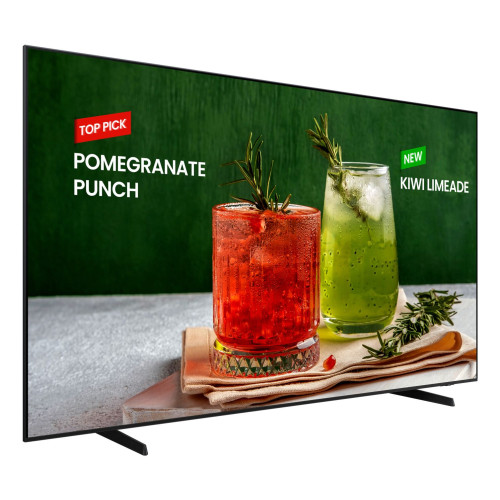 Samsung LH98BEDHLGUXEN ecrã de sinalização Plasma digital 2,49 m (98") Wi-Fi 4K Ultra HD Preto, Grafite Processador built-in