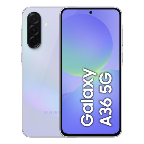 Samsung Galaxy A36 17 cm (6.7") Dual SIM Android 15 5G USB Type-C 6 GB 128 GB 5000 mAh Lavanda