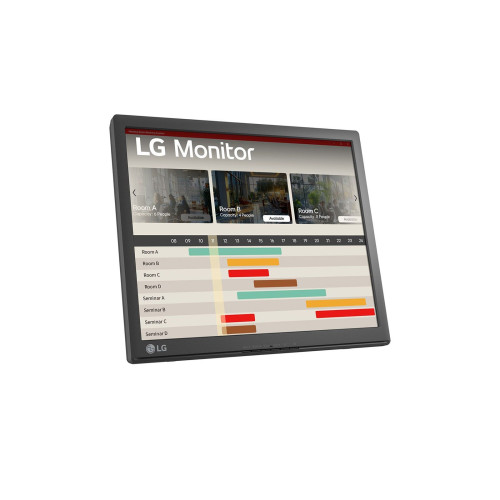 LG 17BR30T-B.AWM monitor de ecrã 43,2 cm (17") 1280 x 1024 pixels SXGA LCD Ecrã táctil Preto