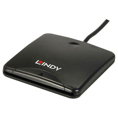 Lindy 42768 leitor de cartões magnéticos USB Preto
