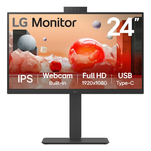 LG 24BA850-B monitor de ecrã 60,5 cm (23.8") 1920 x 1080 pixels Full HD Preto
