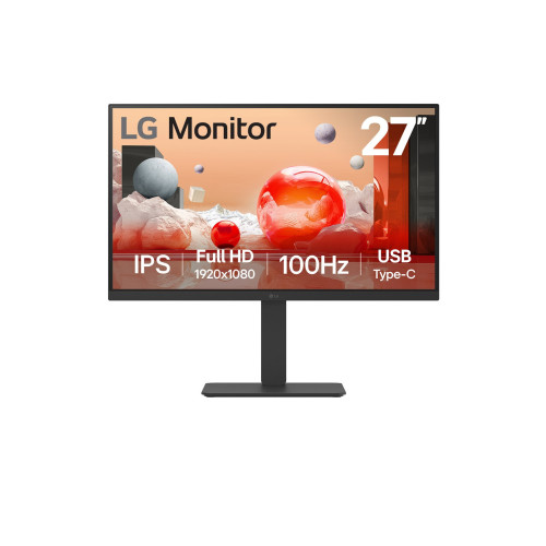 LG 27BA650-B monitor de ecrã 68,6 cm (27") 1920 x 1080 pixels Full HD LCD Preto