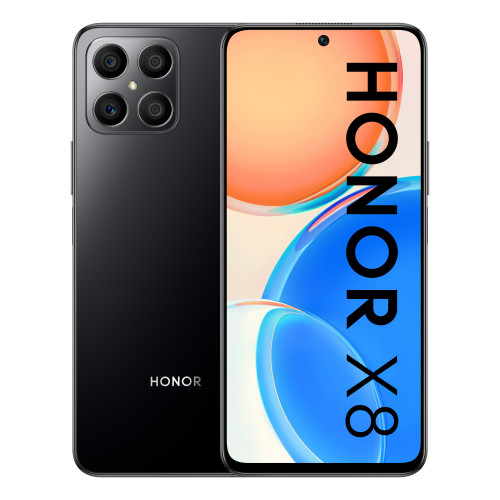 Honor X8 17 cm (6.7") Dual SIM Android 11 4G USB Type-C 8 GB 256 GB 4000 mAh Preto