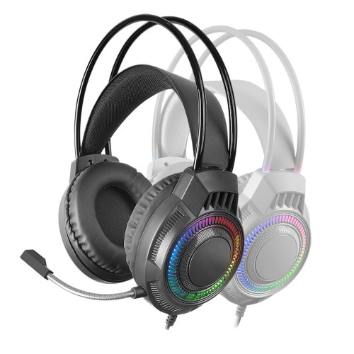 Mars Gaming MH124W auscultador Auscultadores Com fios Fita de cabeça Jogos Branco