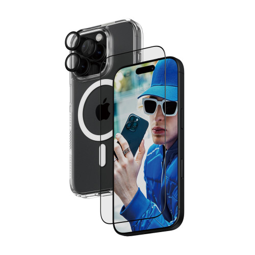 PanzerGlass PG 3-in-1 Bundle iPhone 16 6.3Inch Pro Proteção de ecrã transparente Apple 1 unidade(s)