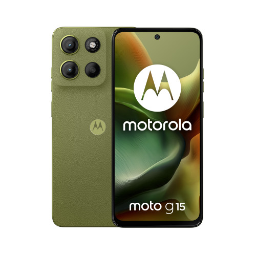 Motorola moto g15 17,1 cm (6.72") Dual SIM Android 15 4G USB Type-C 8 GB 128 GB 5200 mAh Verde