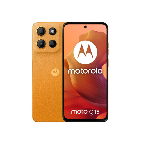 Motorola moto g15 17,1 cm (6.72") Dual SIM Android 15 4G USB Type-C 8 GB 256 GB 5200 mAh Laranja