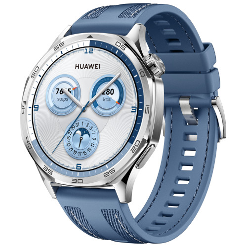 Huawei WATCH GT5 46mm 3,63 cm (1.43") AMOLED Digital 466 x 466 pixels Aço inoxidável GPS