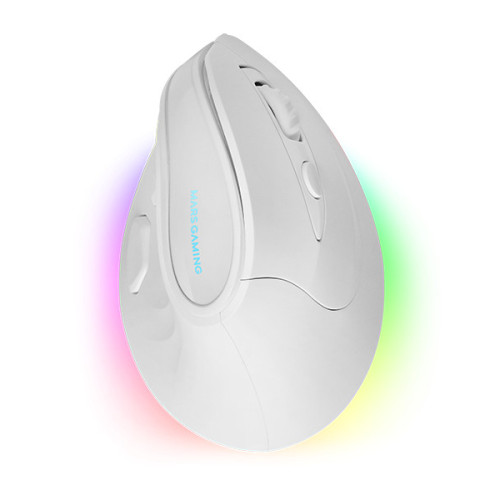 Mars Gaming MMSKW rato Jogos Mão direita RF Wireless + Bluetooth Ótico 8400 DPI