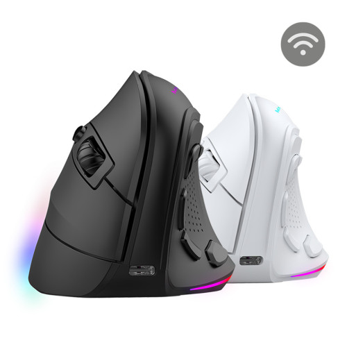 Mars Gaming MMSKW rato Jogos Mão direita RF Wireless + Bluetooth Ótico 8400 DPI