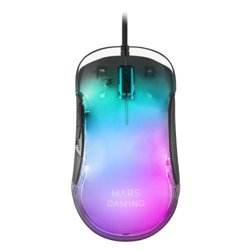 Mars Gaming MMGLOW rato Jogos Mão direita USB Type-A 12800 DPI