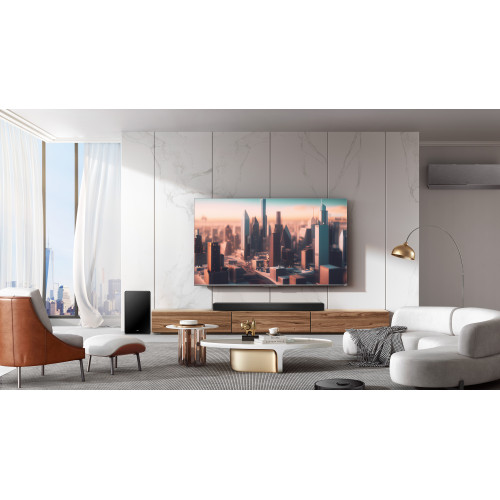 TCL Q Q75H Titânio 5.1.2 canais 620 W