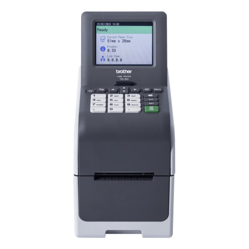 Brother TD-2350DSA203 impressora de etiquetas Acionamento térmico direto 203 x 203 DPI 152 mm seg Com fios e sem fios Ethernet