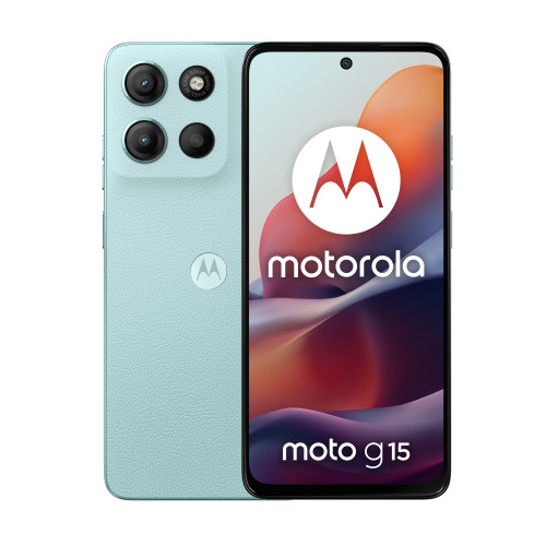 Motorola moto g15 17,1 cm (6.72") Dual SIM Android 15 4G USB Type-C 8 GB 512 GB 5200 mAh Azul Claro