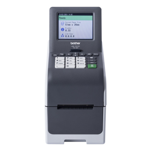 Brother TD-2320DSA203 impressora de etiquetas Acionamento térmico direto 203 x 203 DPI 152 mm seg Com fios Ethernet LAN