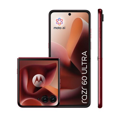 Motorola razr 60 ultra 17,7 cm (6.96") Dual SIM Android 15 5G USB Type-C 16 GB 512 GB 4700 mAh Bordô