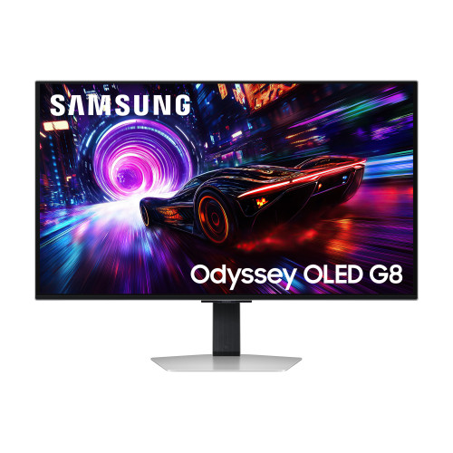 Samsung G81SF monitor de ecrã 81,3 cm (32") 3840 x 2160 pixels 4K Ultra HD OLED Prateado