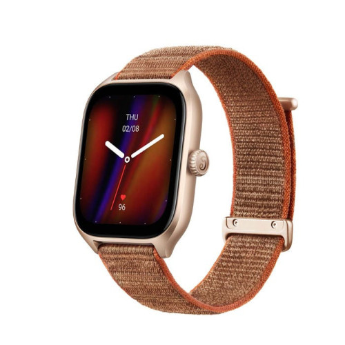 Amazfit GTS 4 4,45 cm (1.75") AMOLED 43 mm Digital 390 x 450 pixels Ecrã táctil Castanho GPS