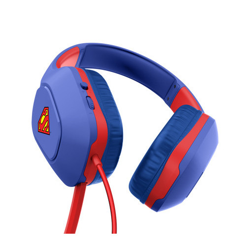 Trust GXT 415SM Zirox Auscultadores Com fios Fita de cabeça Jogos Azul, Vermelho