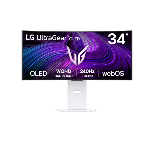 LG 34GX90SA-W monitor de ecrã 86,4 cm (34") 3440 x 1440 pixels Wide Quad HD OLED Branco