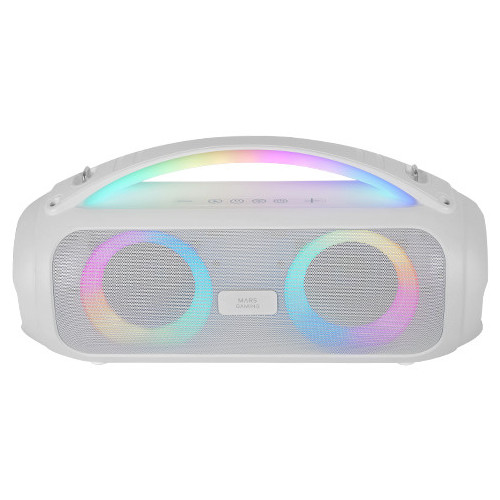 Mars Gaming MSPULSEW Altifalante Portátil e ou para festa Coluna portátil estéreo Branco 50 W