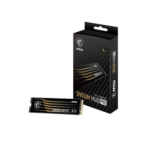 MSI SPATIUM M480 PRO PCIE 4.0 NVME M.2 4TB disco SSD PCI Express 4.0 3D NAND