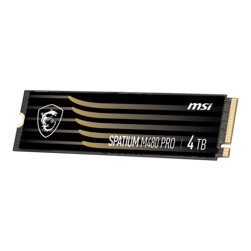 MSI SPATIUM M480 PRO PCIE 4.0 NVME M.2 4TB disco SSD PCI Express 4.0 3D NAND