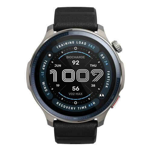 Amazfit Balance 2 3,81 cm (1.5") AMOLED Digital 480 x 480 pixels Ecrã táctil Cinzento Wi-Fi GPS
