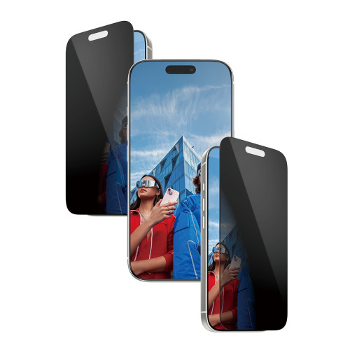 PanzerGlass ® 2-Way Privacy Screen Protector iPhone 17 Pro | Ultra-Wide Fit w. EasyAligner Proteção de ecrã transparente Apple