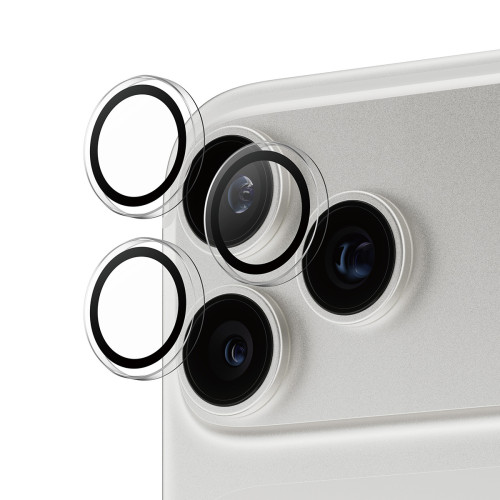 PanzerGlass ® Hoops® Transparent Camera Lens Protector iPhone 17 Pro | iPhone 17 Pro Max | iPhone 16 Pro | 16 Pro Max Proteção