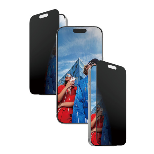 PanzerGlass ® 2-Way Privacy Screen Protector iPhone 17 | iPhone 16 Pro | Ultra-Wide Fit w. EasyAligner Proteção de ecrã