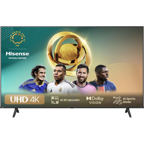Hisense 65A6N 165,1 cm (65") 4K Ultra HD Smart TV Wi-Fi Preto 300 cd m²