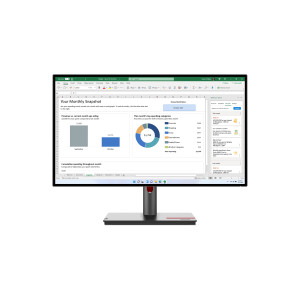 Lenovo ThinkVision P27h-30 LED display 68,6 cm (27") 2560 x 1440 pixels Quad HD LCD Preto