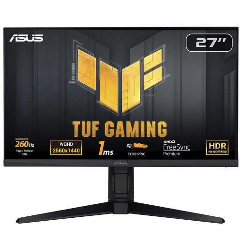 ASUS TUF Gaming VG27AQML1A monitor de ecrã 68,6 cm (27") 2560 x 1440 pixels Wide Quad HD LCD Preto ASUS TUF Gaming VG27AQML1A monitor de ecrã 68,6 cm (27") 2560 x 1440 pixels Wide Quad HD LCD Preto