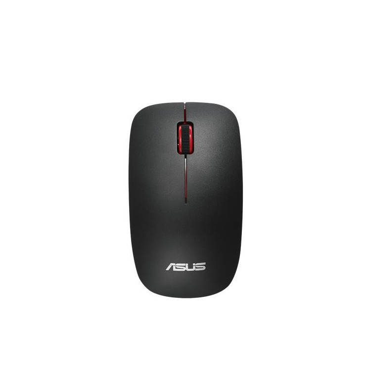 ASUS WT300 RF MOUSE BK-RD rato Escritório Ambidestro RF Wireless Ótico 1600 DPI