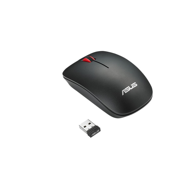 ASUS WT300 RF MOUSE BK-RD rato Escritório Ambidestro RF Wireless Ótico 1600 DPI