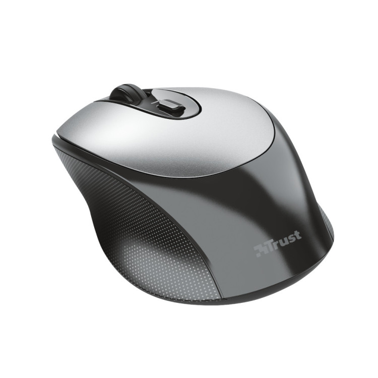 Trust Zaya rato Escritório Ambidestro RF Wireless Ótico 1600 DPI