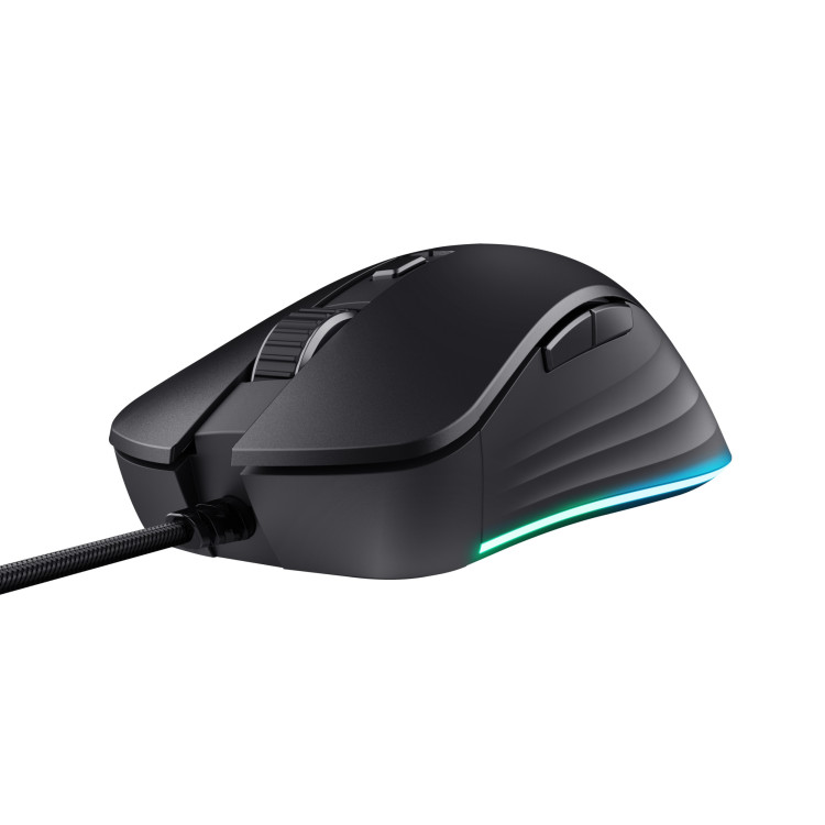 Trust GXT924 YBAR+ rato Jogos Mão direita USB Type-A Ótico 25600 DPI