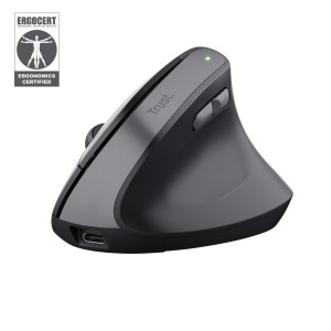 Trust Bayo II rato Medical Mão direita RF Wireless Ótico 2400 DPI