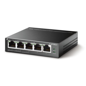 TP-Link TL-SF1005LP switch de rede Não-gerido Fast Ethernet (10 100) Power over Ethernet (PoE) Preto 2