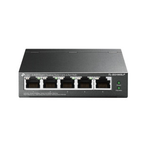 TP-Link TL-SG1005LP switch de rede Não-gerido Gigabit Ethernet (10 100 1000) Power over Ethernet (PoE) Preto