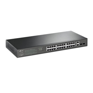 TP-Link TL-SG1428PE switch de rede Gerido L2 Gigabit Ethernet (10 100 1000) Power over Ethernet (PoE) 1U Preto 2