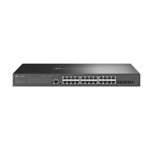 TP-Link Omada SG3428MP switch de rede Gerido L2+ Gigabit Ethernet (10 100 1000) Power over Ethernet (PoE) 1U Preto TP-Link Omada SG3428MP switch de rede Gerido L2+ Gigabit Ethernet (10 100 1000) Power over Ethernet (PoE) 1U Preto