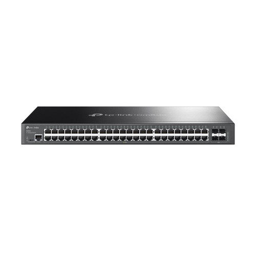TP-Link Omada SG3452 switch de rede Gerido L2+ Gigabit Ethernet (10 100 1000) 1U Preto TP-Link Omada SG3452 switch de rede Gerido L2+ Gigabit Ethernet (10 100 1000) 1U Preto
