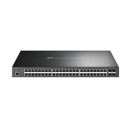 TP-Link Omada SG3452P switch de rede Gerido L2 L3 Gigabit Ethernet (10 100 1000) Power over Ethernet (PoE) 1U Preto TP-Link Omada SG3452P switch de rede Gerido L2 L3 Gigabit Ethernet (10 100 1000) Power over Ethernet (PoE) 1U Preto