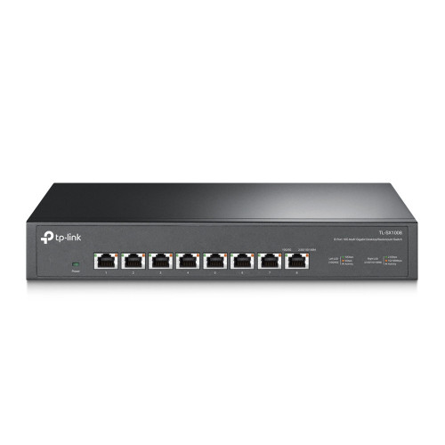 TP-Link TL-SX1008 switch de rede Não-gerido 10G Ethernet (100 1000 10000) 1U Preto TP-Link TL-SX1008 switch de rede Não-gerido 10G Ethernet (100 1000 10000) 1U Preto