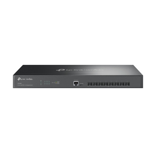 TP-Link Omada SX3008F switch de rede Gerido L2 L3 Preto TP-Link Omada SX3008F switch de rede Gerido L2 L3 Preto