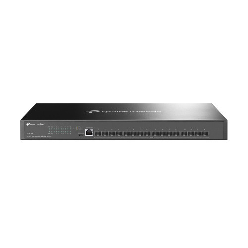 TP-Link Omada SX3016F switch de rede Gerido L2+ L3 Preto TP-Link Omada SX3016F switch de rede Gerido L2+ L3 Preto