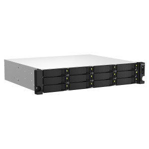 QNAP TS-1264U-RP NAS Rack (2U) Intel® Celeron® 8 GB DDR4 0 TB QNAP QTS Alumínio, Preto 2