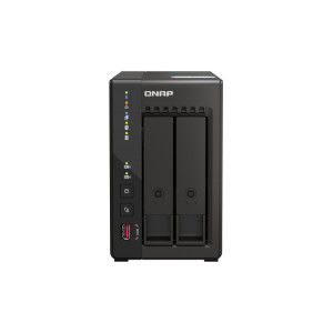 QNAP TS-253E NAS Tower Intel® Celeron® J6412 8 GB 0 TB QNAP QTS Preto 2